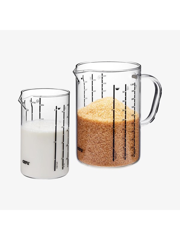 GEFU Målebægersæt METI 0,5 + 1L glas billede