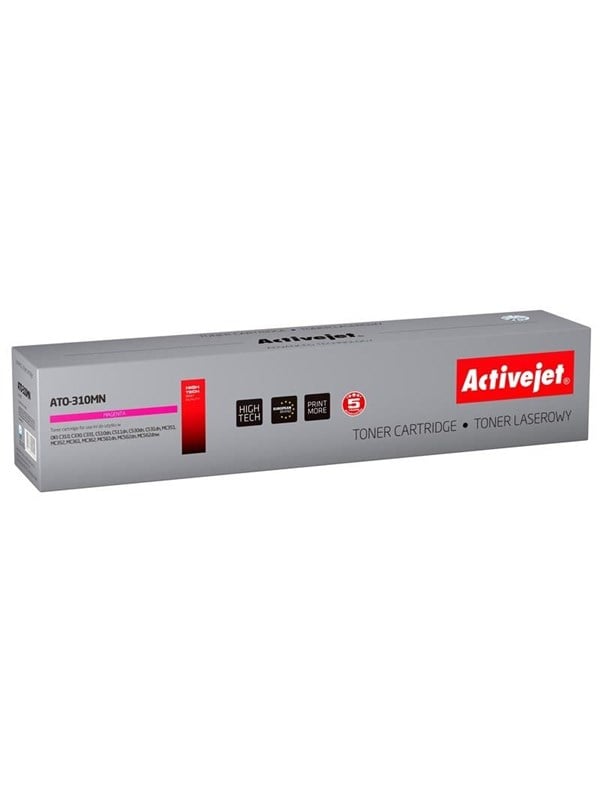 Toner til laserprinter Activejet ATO-310MN - magenta (erstatter OKI 44469705), 2.000 sider