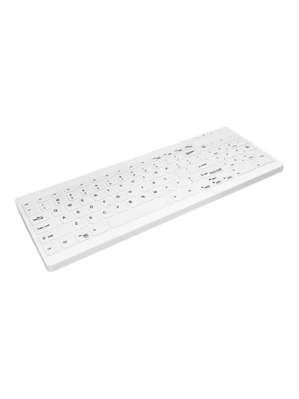 Cherry Active Key AK-C7012 - keyboard - Tastatur - Tysk - Hvid