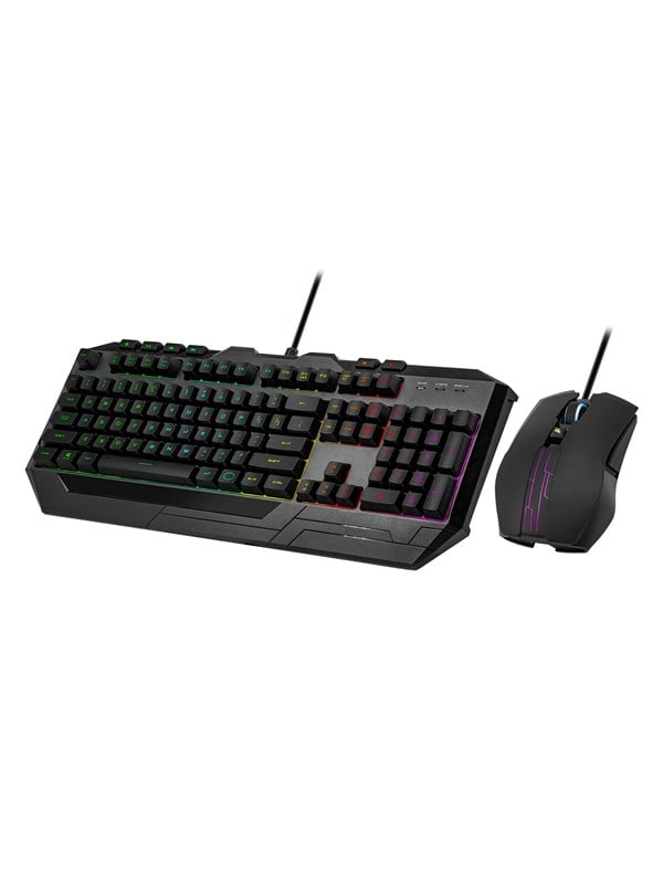 Cooler Master Devastator 3 RGB Sæt med mus og tastatur Membran 6 zone RGB Kablet Tysk
