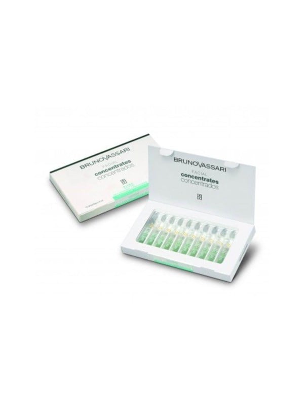 Bruno Vassari Pure Solutions Niacinamide Purifying Ampoules Treatment Serum For Oiliness For Face For Women 10 pcs 2 ml