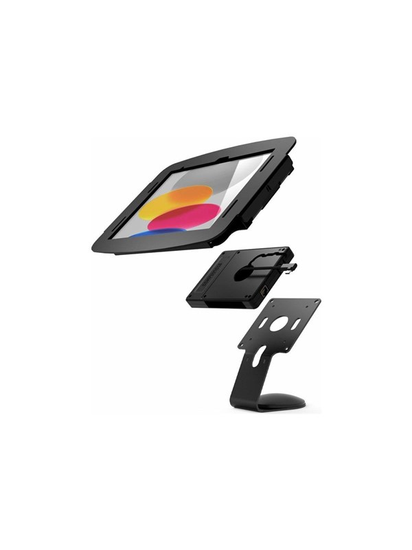Compulocks iPad 10th-11th (A16) Gen Space Enclosure Core Counter Stand or Wall Mount Plus Hub Black - Maks - Maks størrelse