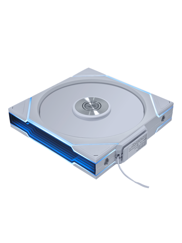 Lian Li UNI FAN TL Wireless Reverse - Kabinet køler - 140mm - Hvid med RGB LED lys - 31 dBA