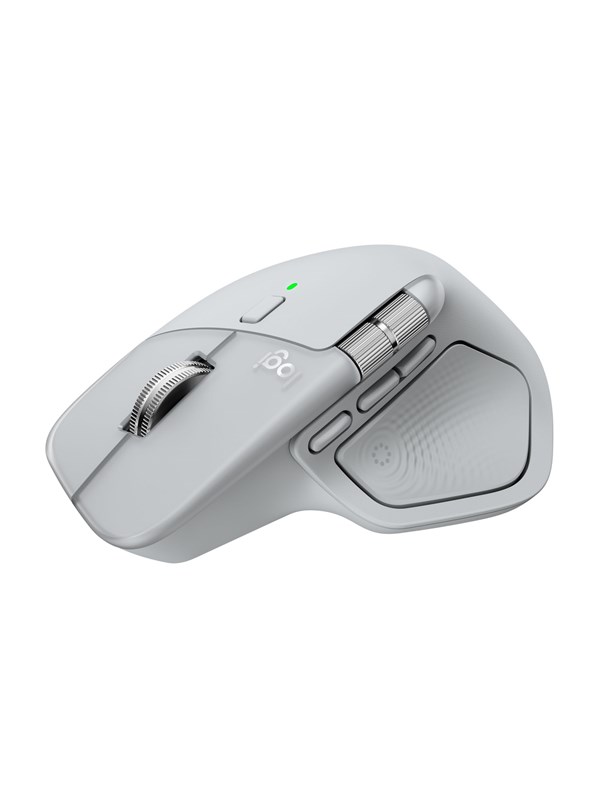 Logitech MX Master 4 for MAC (Pale Grey) - Ergonomisk mus - Laser - 8 knapper - Hvid billede