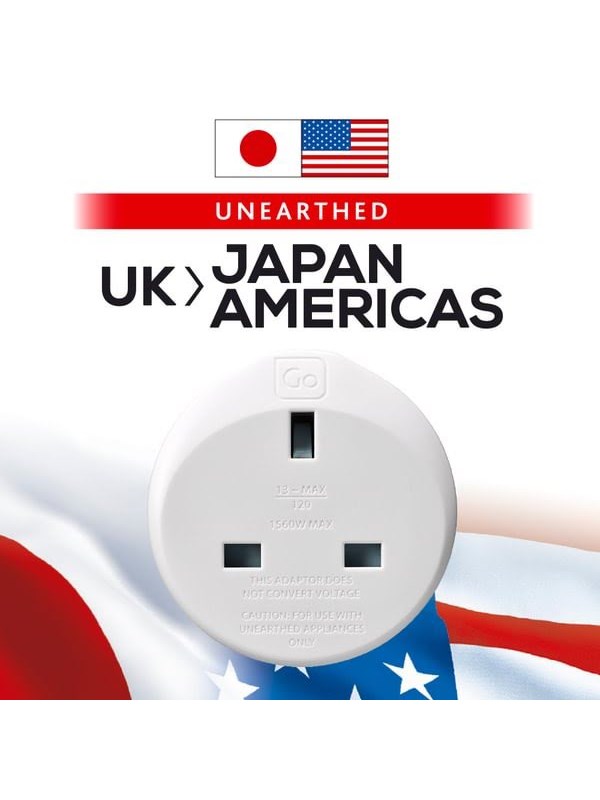 Go Travel UK-Japan/USA Adapter