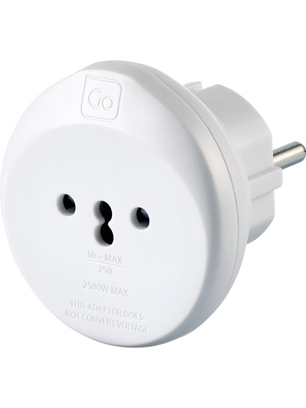 Go Travel SWISS/ITA - EU Adapter