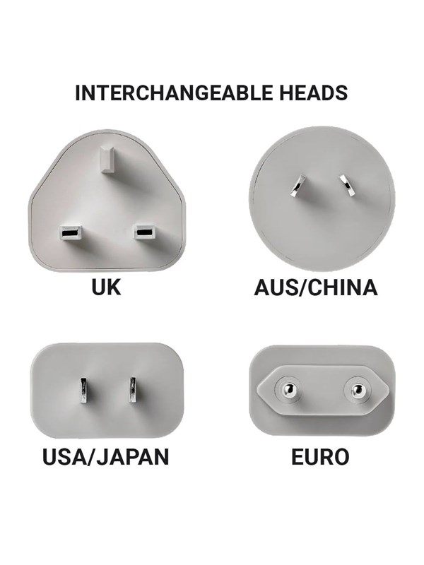 Go Travel Worldwide 3 Port USB-A Oplader