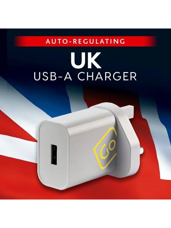 Go Travel UK USB-A oplader (2.4A)