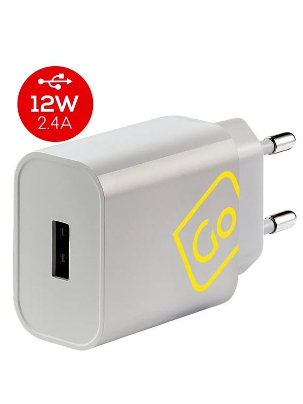 Go Travel EU USB-A oplader (2.4A)