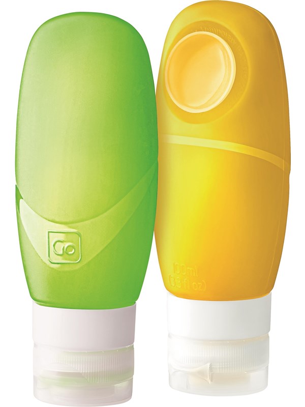 Go Travel Duo Squeezy Bottles - Håndklæde, personlig pleje