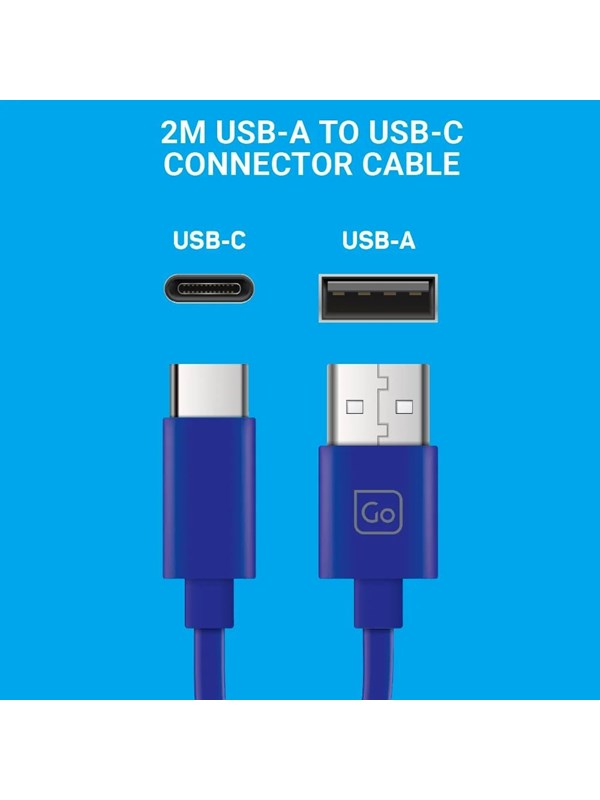 Go Travel USB-C-stikkabel (2M)