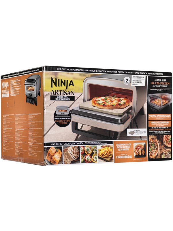 Pizzamaskine - Ninja MO201EU pizzaovn 30 cm, 1.760 W, stål