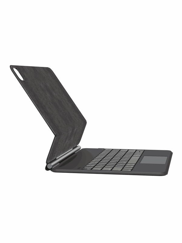 Belkin Connect Pro Keyboard Case with Magnetic Stand for iPad Pro 13" (M4/M5) - Tastatur & Folio sæt - Nordisk - Sort