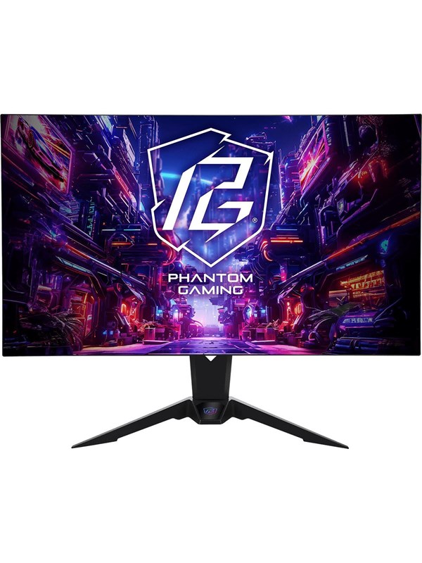 32" ASRock Phantom Gaming PGO32UFS - 3840x2160 (4K) - 240Hz - OLED - 65W USB-C - KVM switch billede