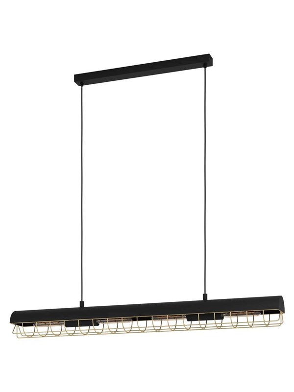 EGLO Stars of Light ALFONSINE langbordspendel 4L sort/mat messing
