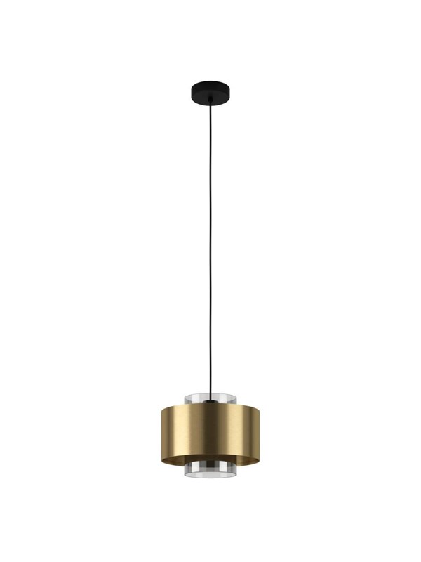 EGLO Stars of Light DUGLIA pendel E27 sort/guld/sort-transparent billede
