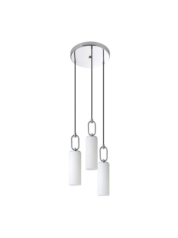 EGLO Stars of Light MAJANA klyngependel 3xE27 Ø370 krom/hvid
