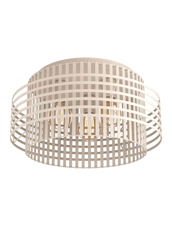 Oltamar loftlampe, beige, Ø 48 cm, metal – Stars of Light - Stue - Moderne - Rund