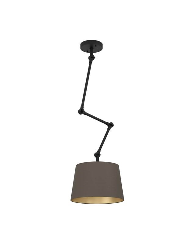 EGLO Stars of Light PISTUNIO pendel E27 sort/cappuccino/messing