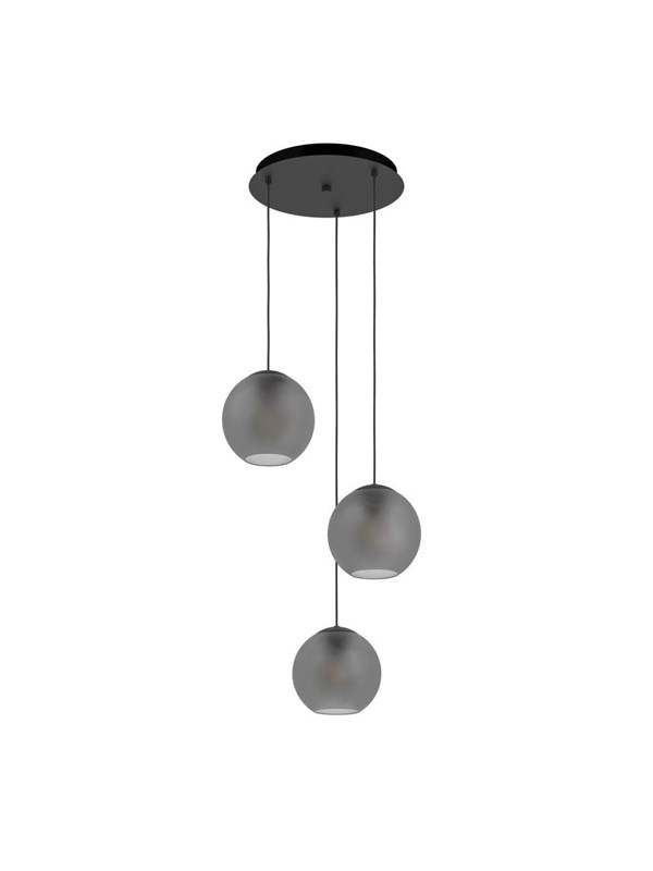 EGLO Stars of Light ARANGONA klyngependel 3L E27 sort/grå billede