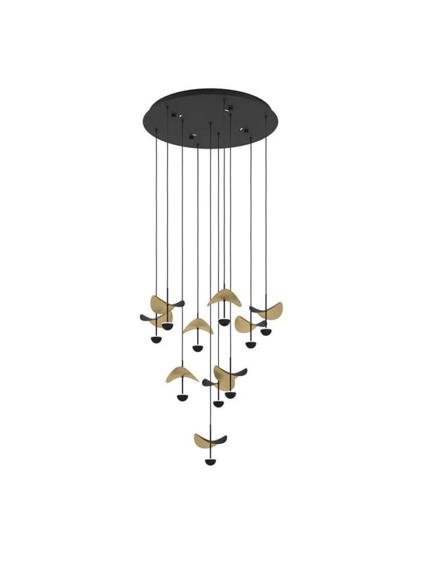 EGLO Stars of Light DRACERA klyngependel Ø580 sort/guld