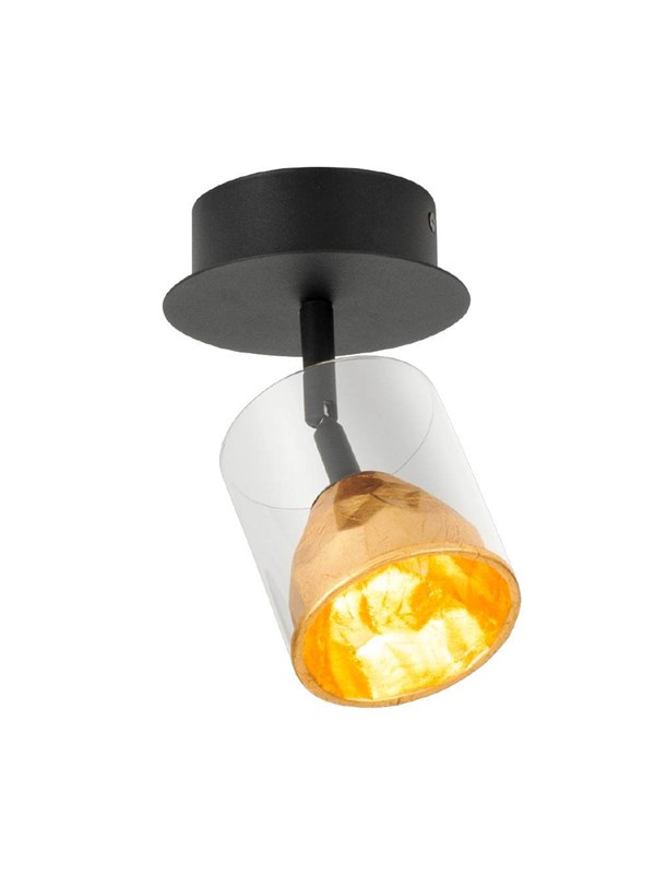 EGLO Stars of Light MELITO SPOT 510lm DÆMPB sort/guld