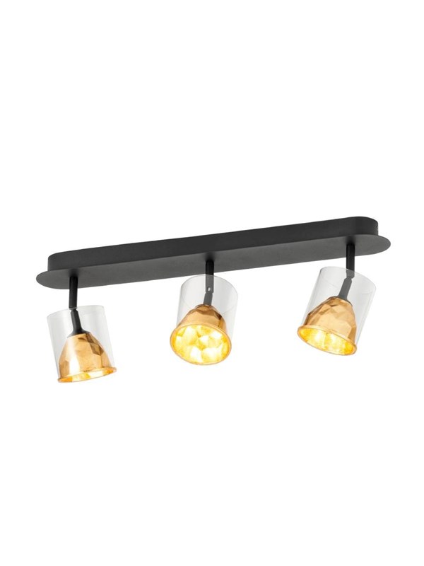 EGLO Stars of Light MELITO spotskinne 3x510lm sort/guld