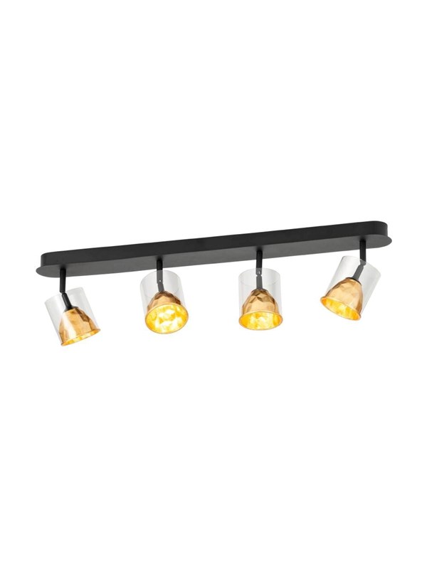 EGLO Stars of Light MELITO spot 4x510lm sort/guld