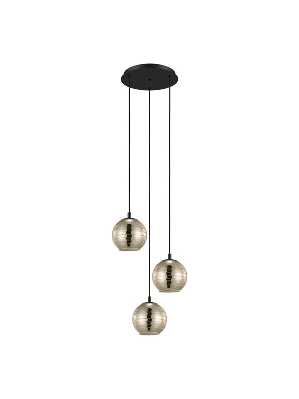EGLO Stars of Light LEMORIETA klyngependel 3xE27 Ø440 guld billede