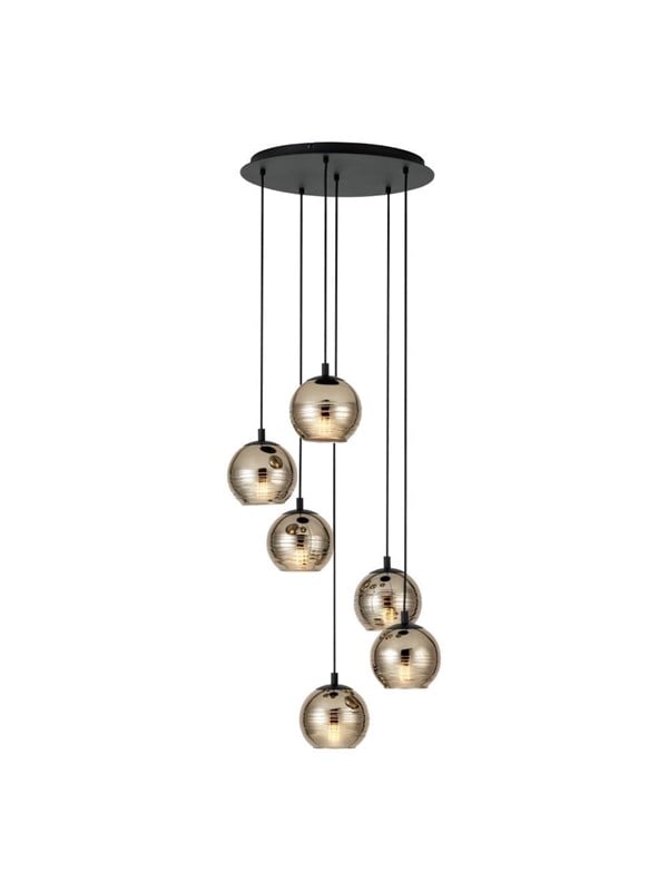 EGLO Stars of Light LEMORIETA klyngependel 6xE27 Ø570 guld billede