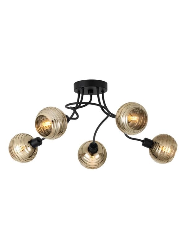 EGLO Stars of Light CREPPO loftlampe 5xE14 Ø695 guld