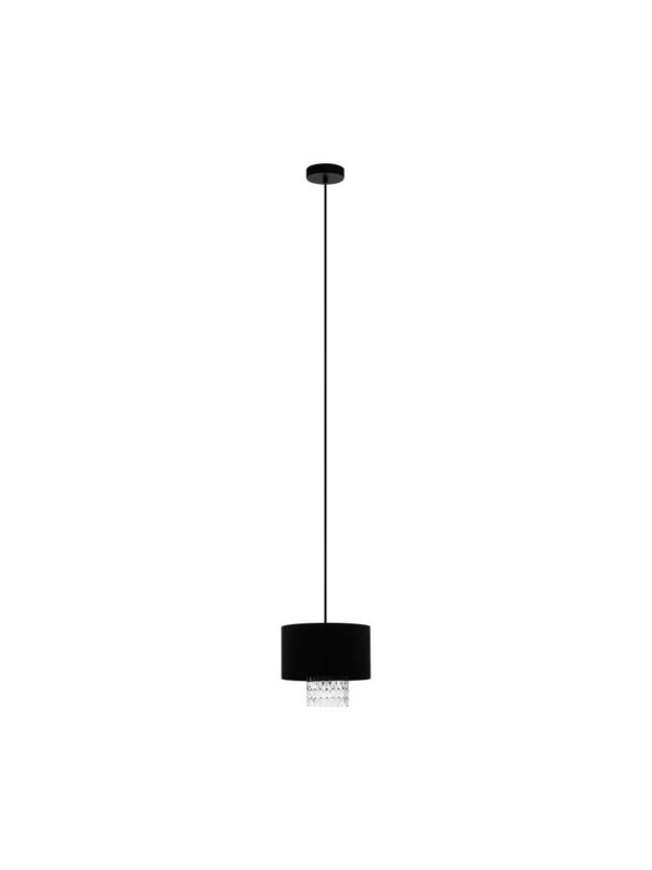 EGLO Stars of Light SAPUARA pendel E27 Ø240 sort/klar