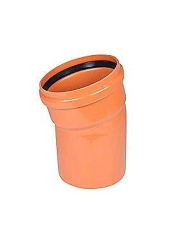 Wavin PVC bøjning 15° 250mm