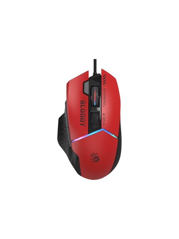 A4Tech Bloody W95 Max Sports - Mus - Optisk - 8 knapper - Rød