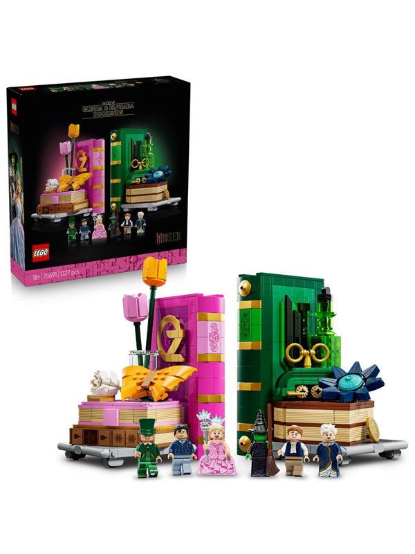 LEGO Wicked 75691 Glinda og Elphaba-bogstøtter