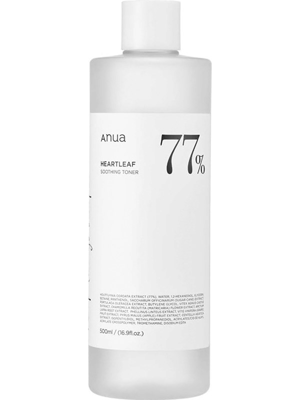Anua Heartleaf 77% Soothing Toner 500 ml.