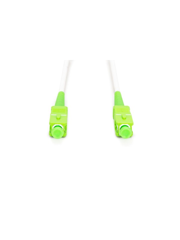 DIGITUS FO patch cord Armored SM Simplex - 5m - Hvid - 5m