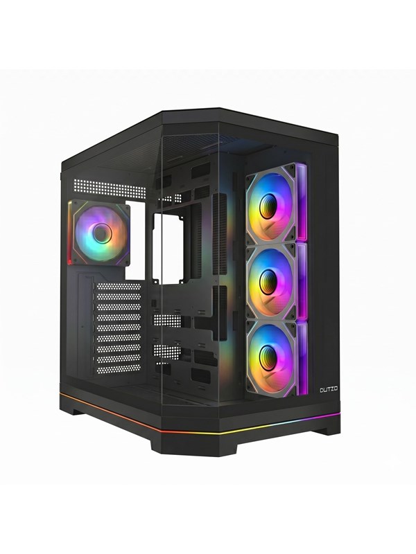 DUTZO C831 Panorama ARGB - Kabinet - Miditower - Sort