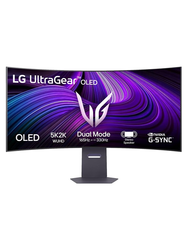 45" LG UltraGear 45GX950A - 5120x2160 (5K2K) - 165Hz - OLED - 90W USB-C billede