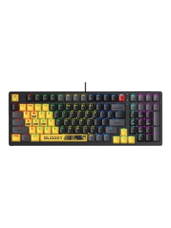 A4Tech Bloody S98 Sports - Tastatur - Gul