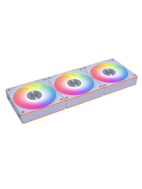 Lian Li UNI FAN CL Wireless Reverse (3-Pack) - Kabinet køler - 120mm - Hvid med RGB LED lys - 31 dBA