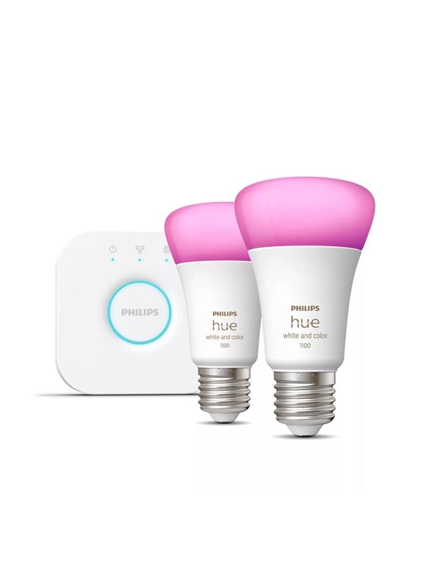 Philips Hue White and Color Ambiance Starter Kit Hvid