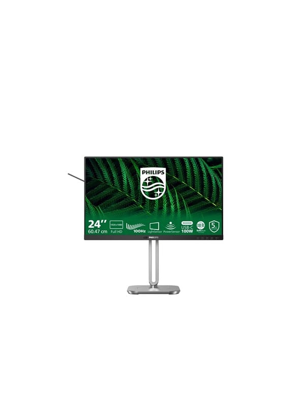 Philips 24B2G5301 24" IPS 1920 x 1080 (Full HD) VGA (HD-15) HDMI DisplayPort USB-C 100Hz