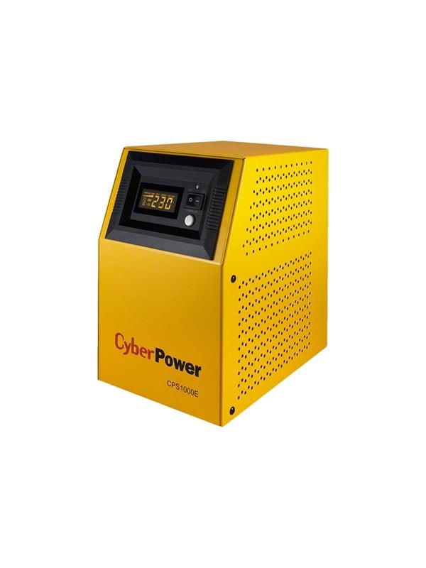 CyberPower CPS1000E - UPS - AC 220/230/240 V - 700 Watt - 1000 VA - uden batteri - output-stikforbindelser: 2 - gul