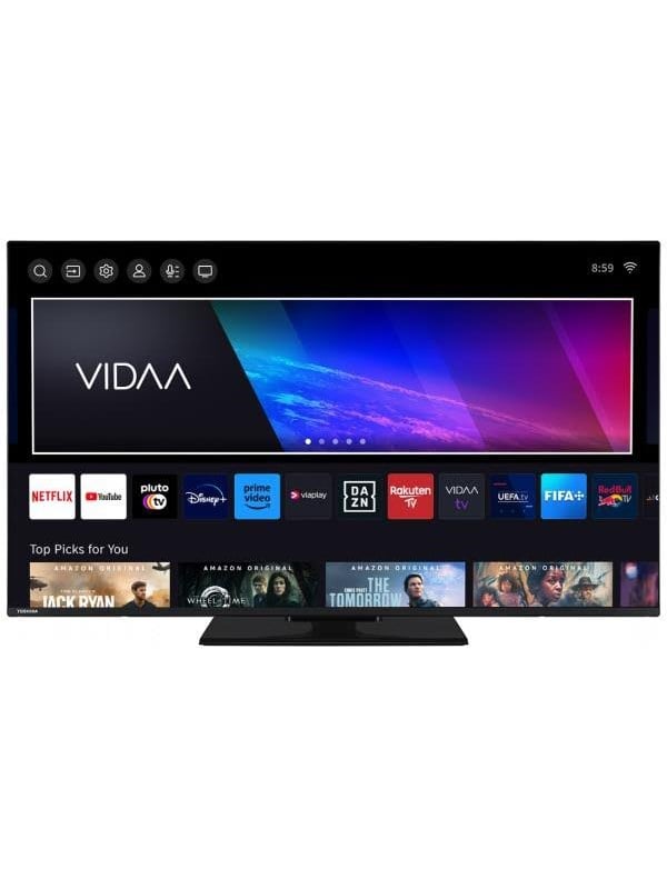 Toshiba 43" Fladskærms TV LED 4K 43QV3463DG QV34 Series - 43" LED-backlit LCD TV - QLED - 4K