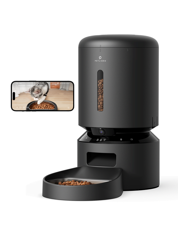 Petlibro GRANARY CAMERA MONITORING FEEDER BLACK