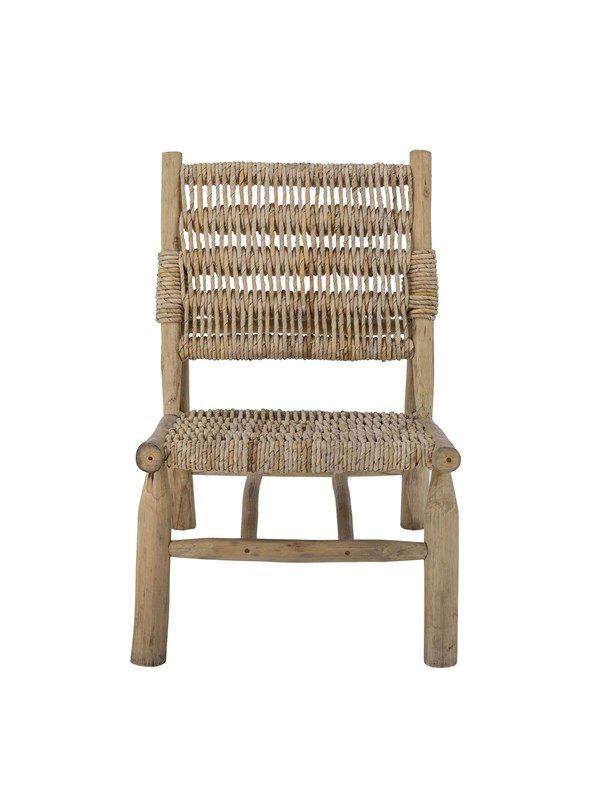 Bloomingville - Ruthy Loungestol, Natur, Teak, 81x84x57cm