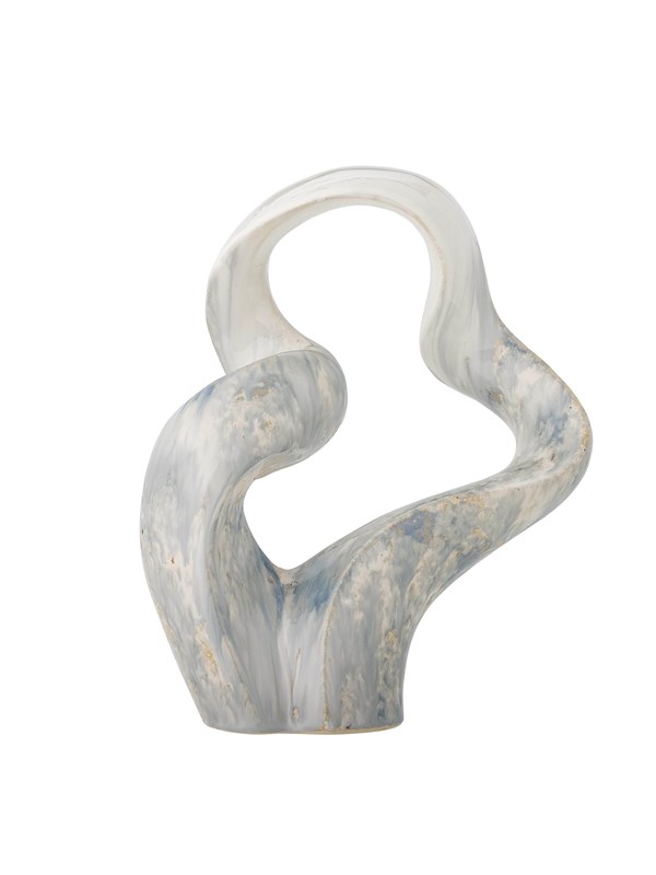 Bloomingville - Rouyi Deko, Grå, Stentøj, L28xH34,5xW12 cm