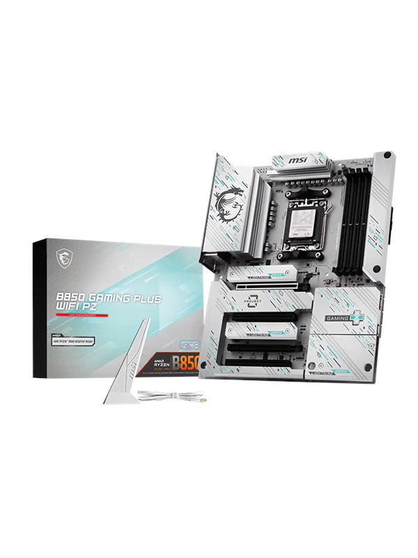 MSI B850 GAMING PLUS WIFI PZ Bundkort - AMD B850 - AMD AM5 - DDR5 RAM - ATX