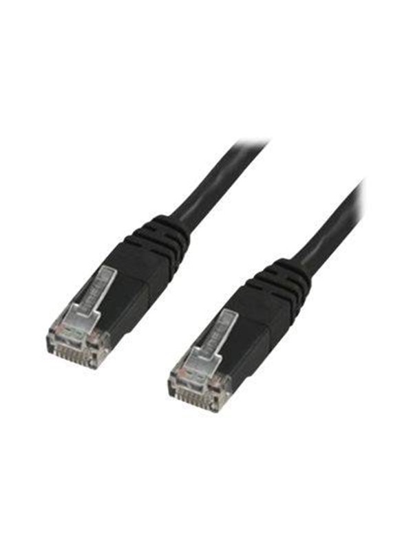 X-Shield - Patchkabel - RJ-45 (han) til RJ-45 (han) - 3 m - UTP - CAT 6 - halogenfri, formet - sort